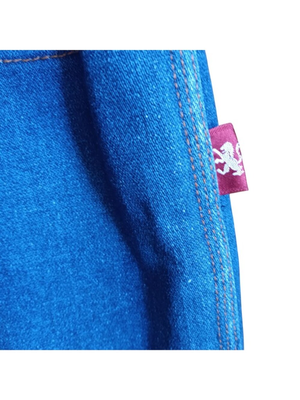True Vintage Disco Jeans 16 30x32 Braxton High-Waist Denim Embroidered Pocket - Picture 6 of 7